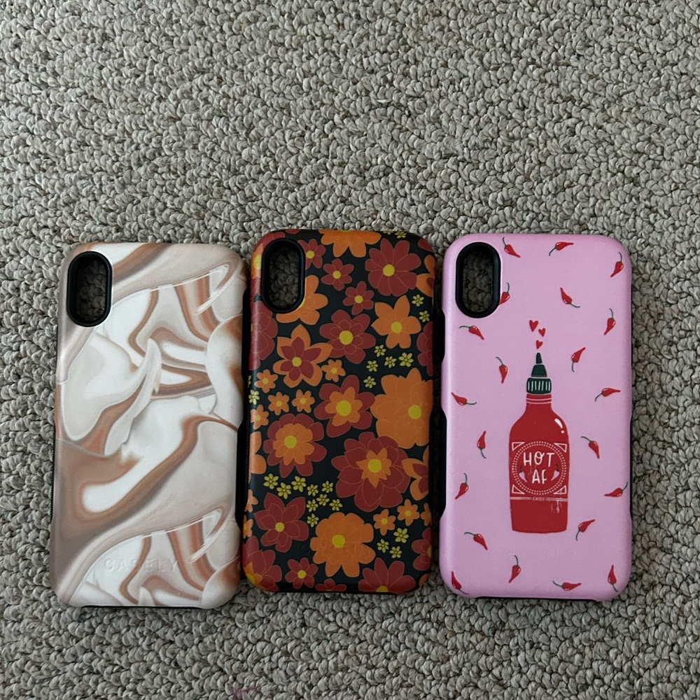 casely iphone xr cases ALL THREE CASES